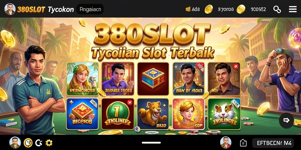 Tampilan menarik dari gameplay 380SLOT yang penuh warna dan aktivitas.