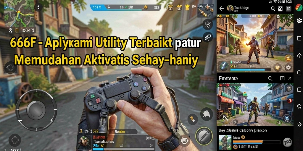Tampilan antarmuka aplikasi 666F yang sederhana dan intuitif