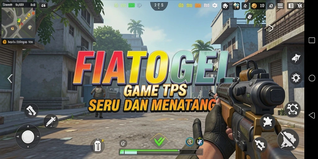 Tampilan gameplay seru di FIATOGEL yang penuh aksi.