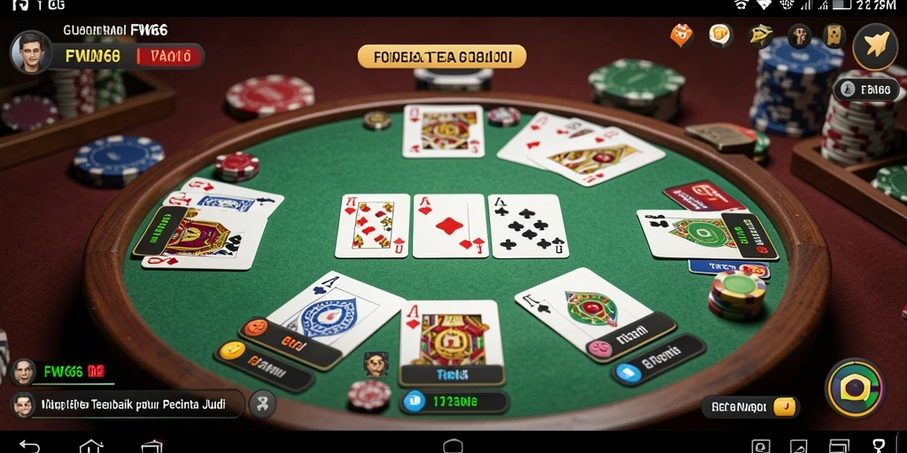 Tampilan gameplay Gaple yang menarik dalam FW66.