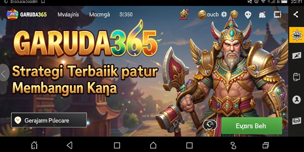 Screenshot dari gameplay GARUDA365 yang menampilkan pertempuran strategis.