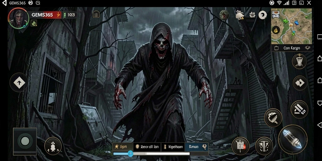 Tangkapan layar menampilkan momen menegangkan dalam gameplay GEMS365.