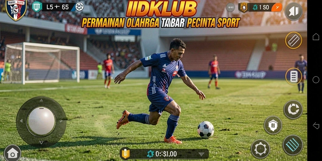 Tampilan gameplay seru dari IDKLUB yang menarik perhatian penggemar olahraga.