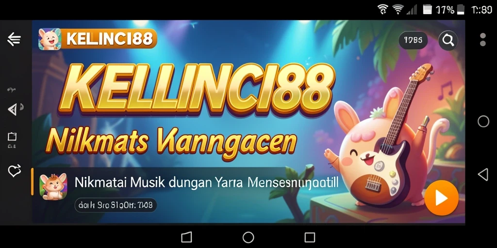 Tampilan gameplay KELINCI88 yang seru dengan berbagai lagu favorit.