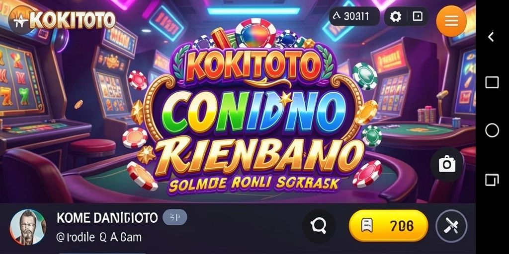 Tampilan gameplay KOKITOTO yang menawan dan interaktif.
