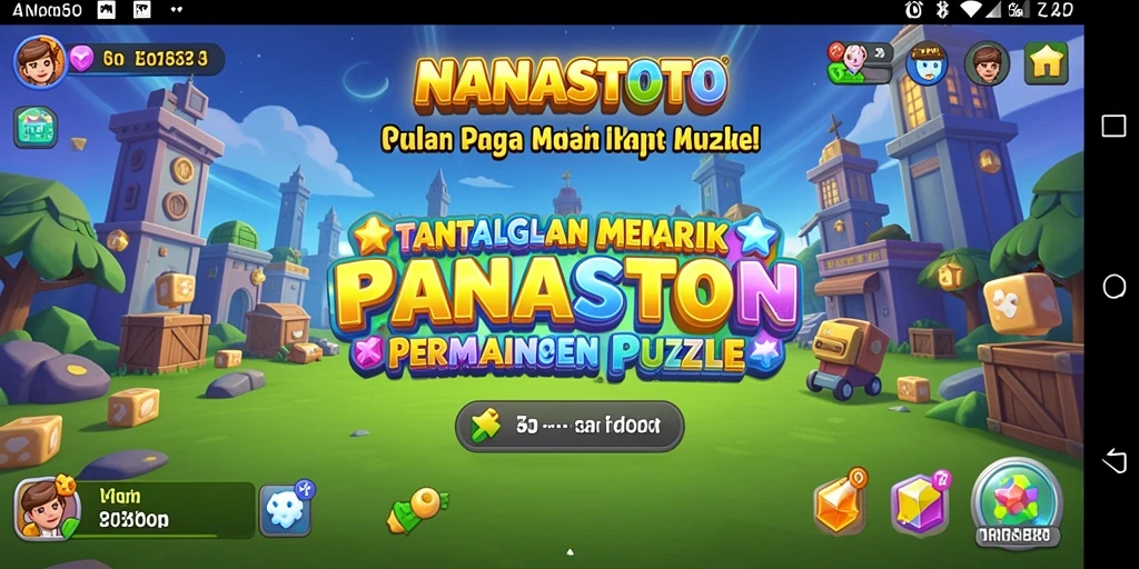 Tampilan gameplay NANASTOTO yang seru dan menantang dalam kategori Puzzle.
