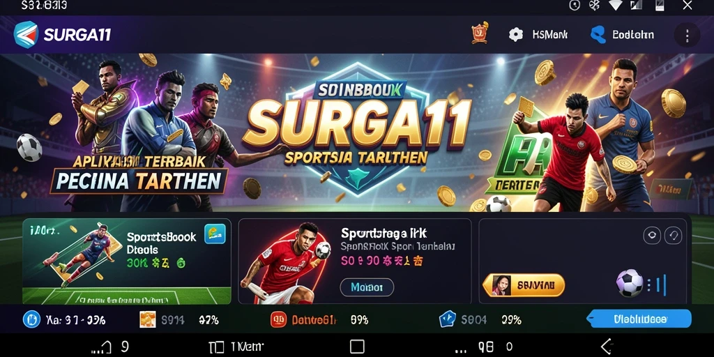 Tangkapan layar SURGA11 menunjukkan fitur taruhan langsung yang menarik.