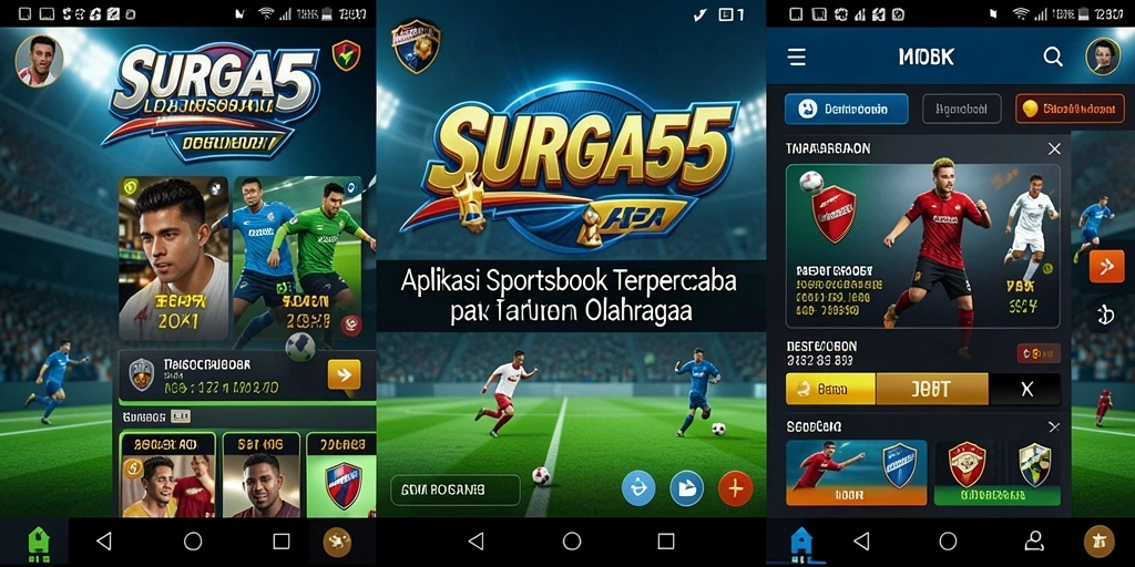 Tampilan gameplay taruhan olahraga yang menarik dalam SURGA55.