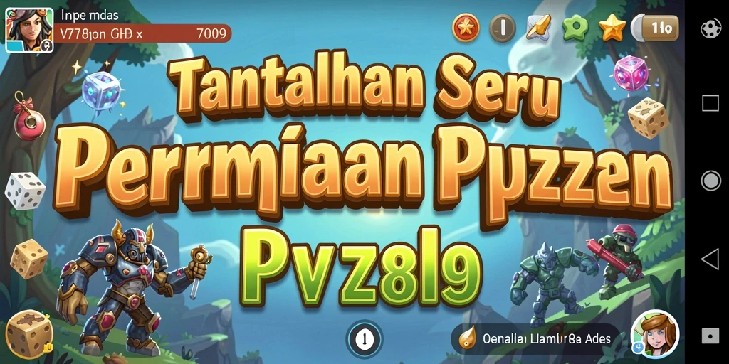 Screenshot VT789 menampilkan gameplay puzzle yang menarik dan penuh warna.